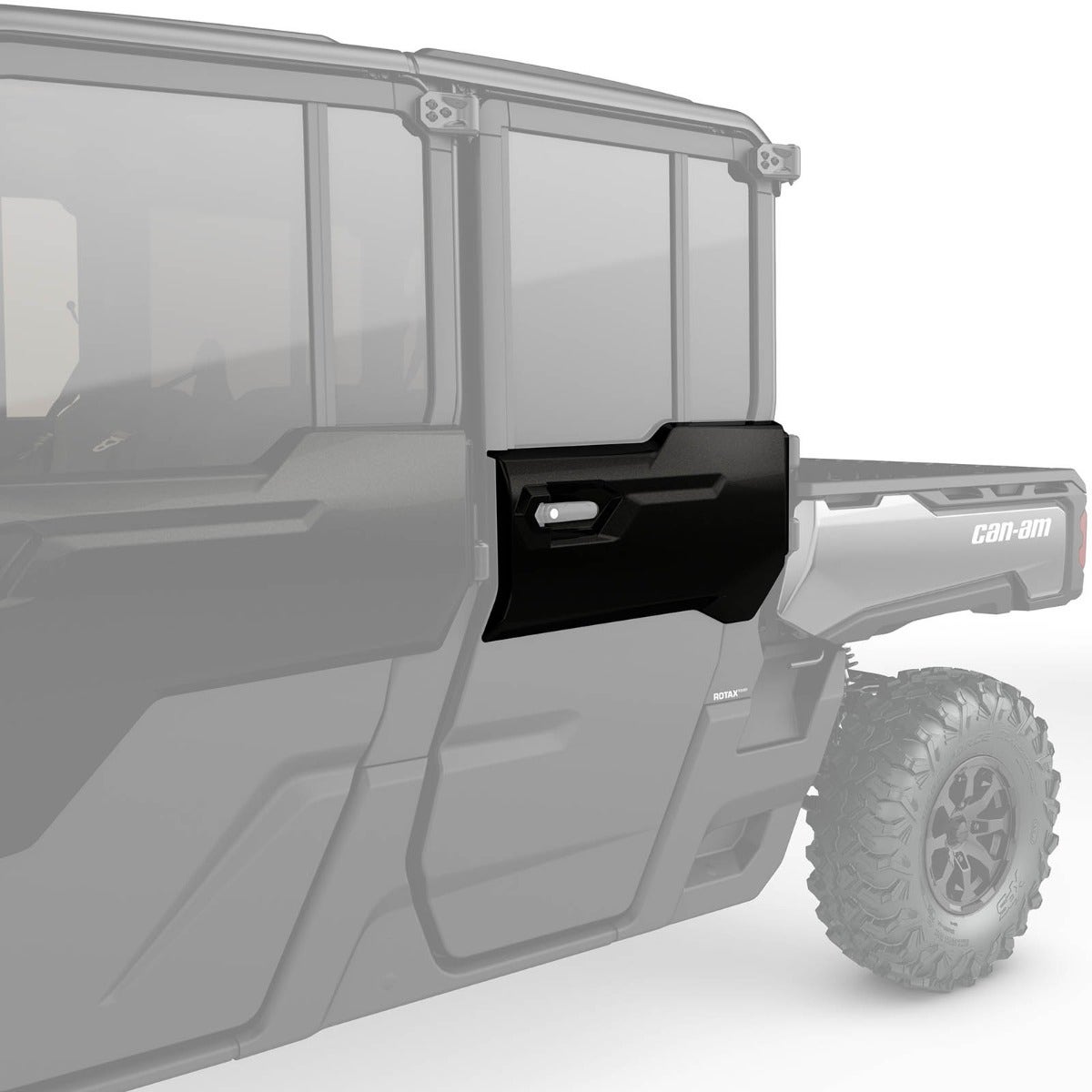 Can-Am Defender Rear Left Door Trim - Stealth Black