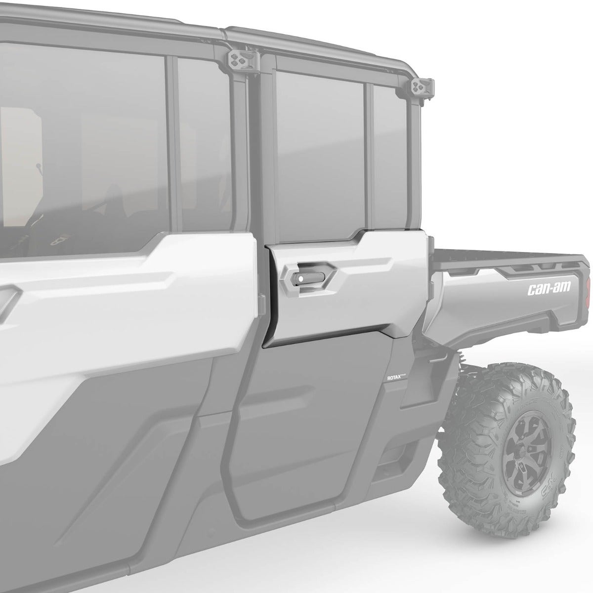 Enjoliveur de porte arrière gauche - Hyper argent pour Can-Am Defender