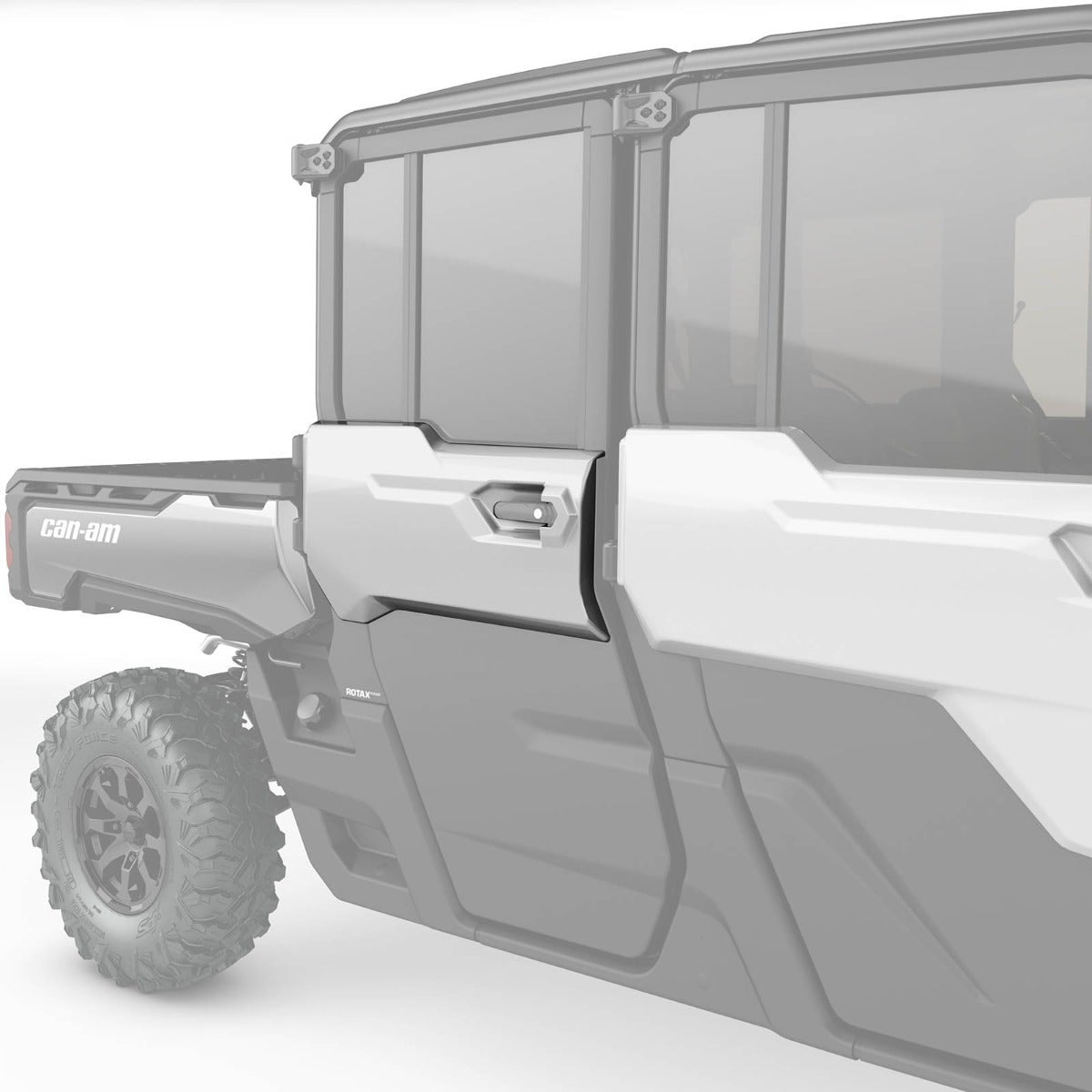 Enjoliveur de porte arrière droit - Hyper argent pour Can-Am Defender