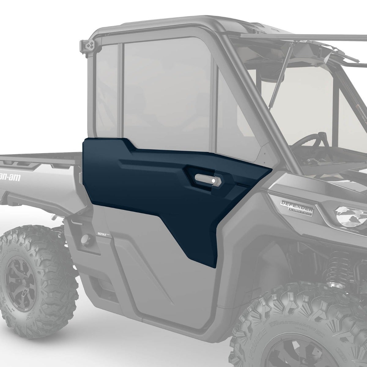 Can-Am Defender Front Right Door Trim - Dusty Navy