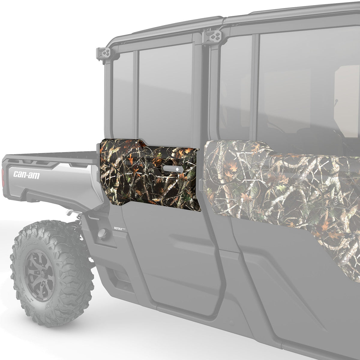 Enjoliveur de porte arrière droit - Camo Wildland Foncé pour Can-Am Defender