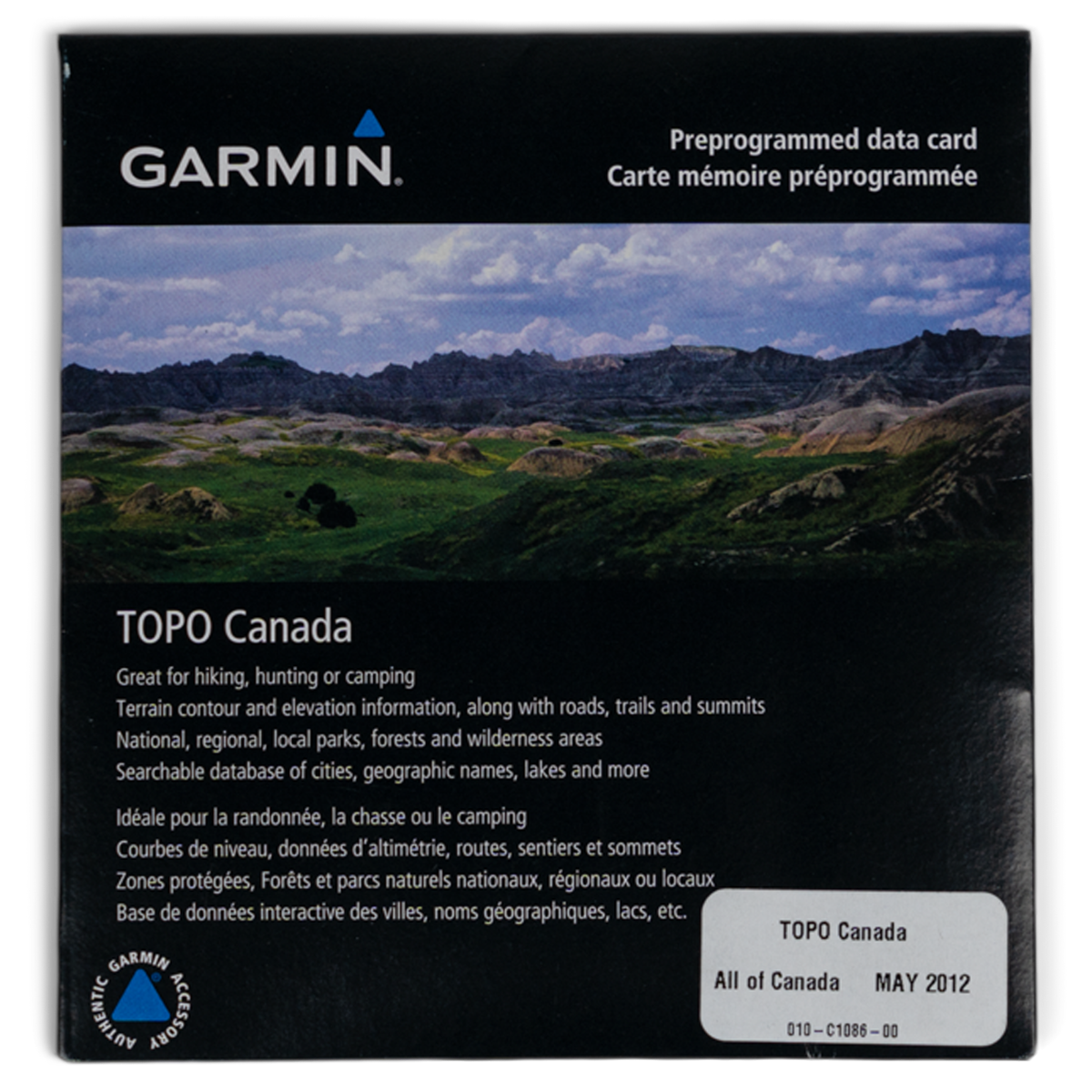 Carte canadienne pour GPS Garmin MONTANA† 680T