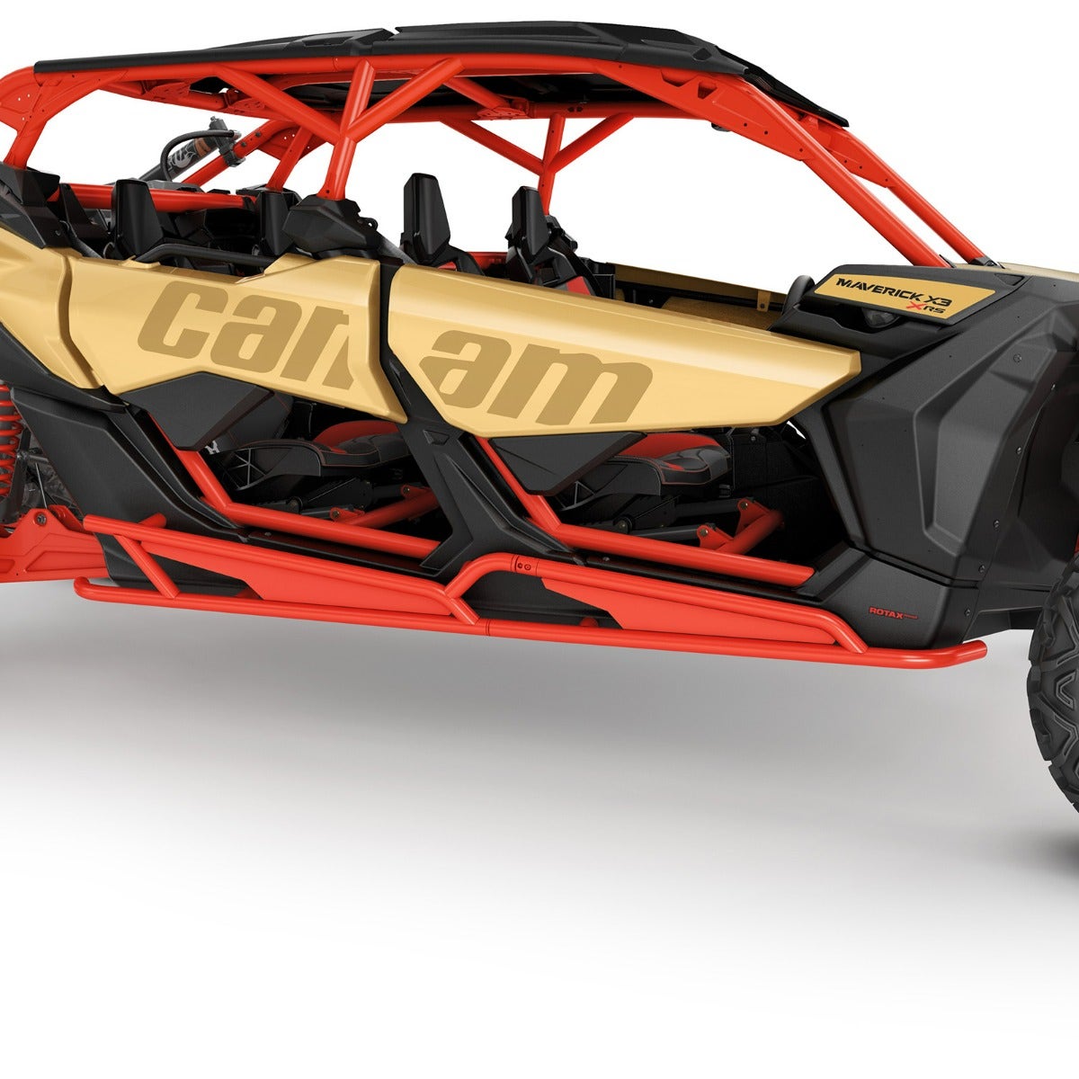 Barres protectrices latérales rouge pour Can-Am Maverick X3