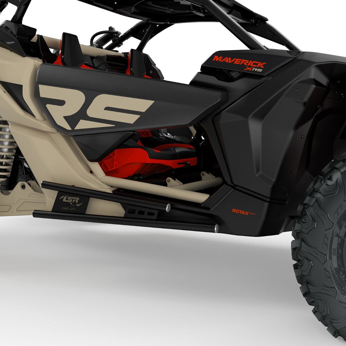 Barres protectrices latérales Lonestar Racing noires pour Can-Am Maverick X3