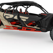 Barres protectrices latérales Lonestar Racing rouge pour Can-Am Maverick X3