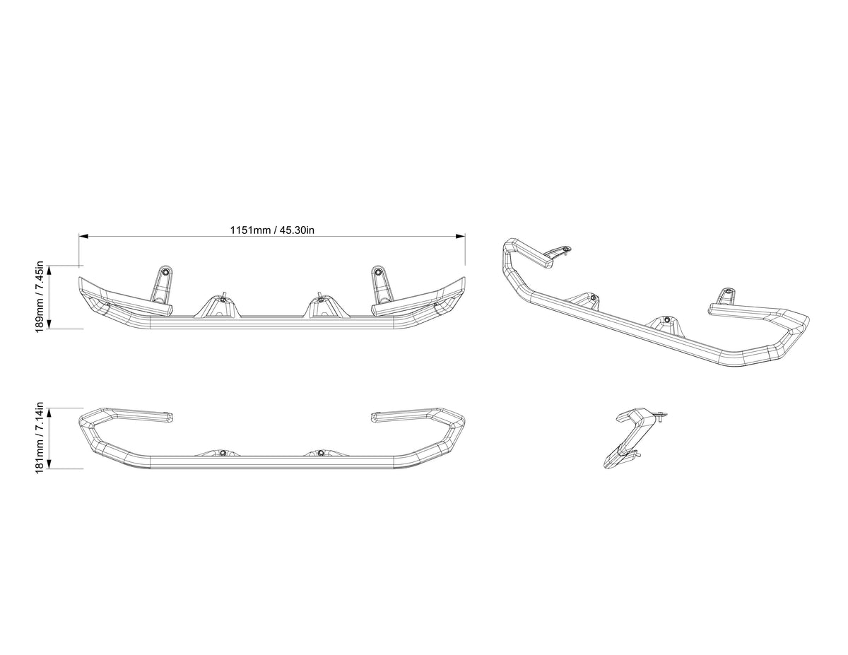Can-Am Outlander Rear Bumper