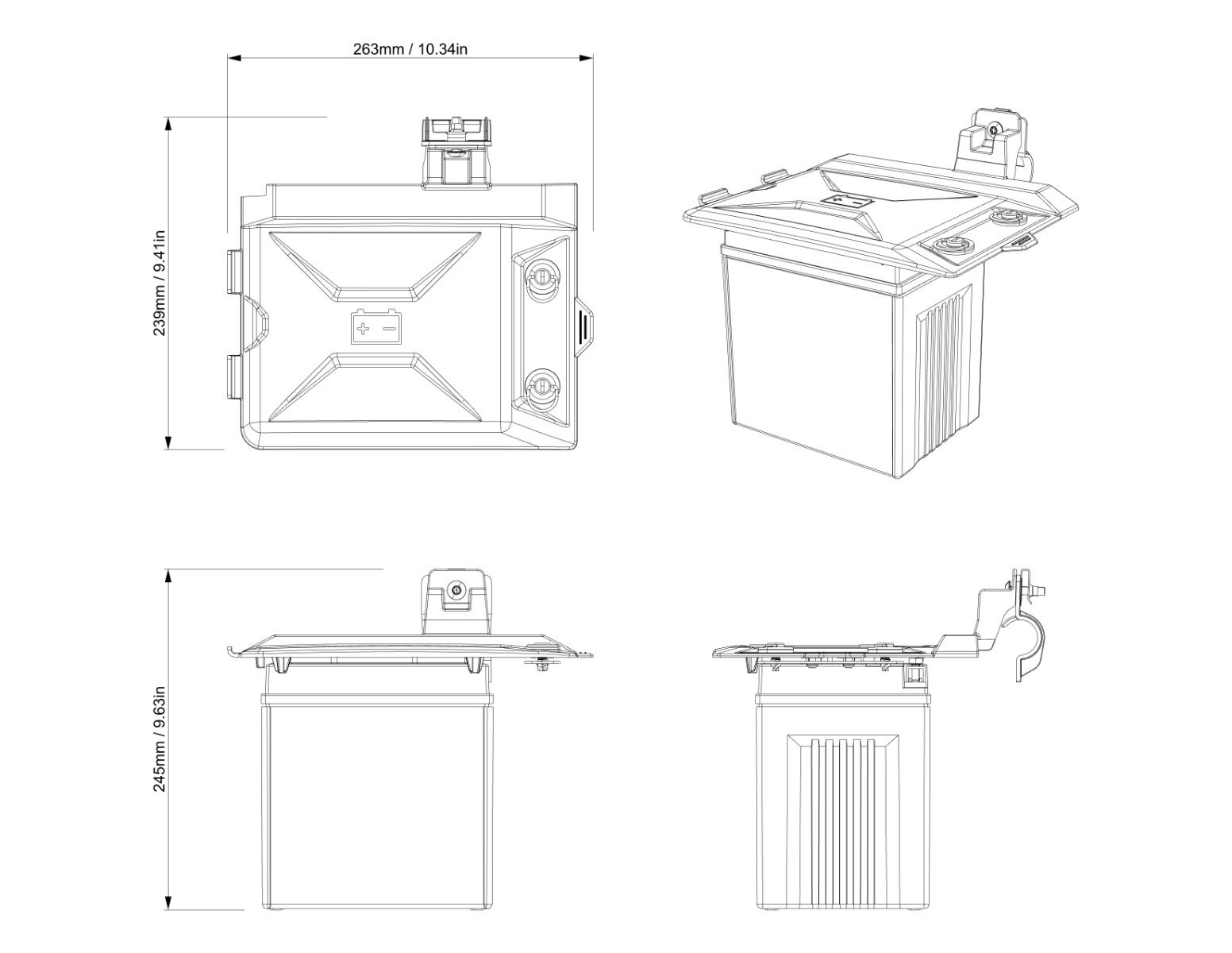 Auxiliary Battery Installation Kit