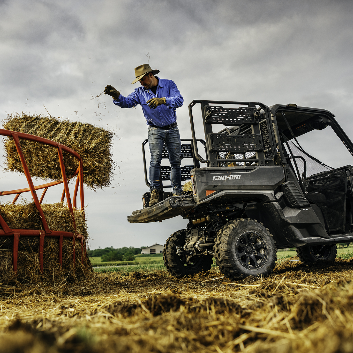 Rallonge de boîte de chargement - Haute (pour Grille de protection) pour Can-Am Defender
