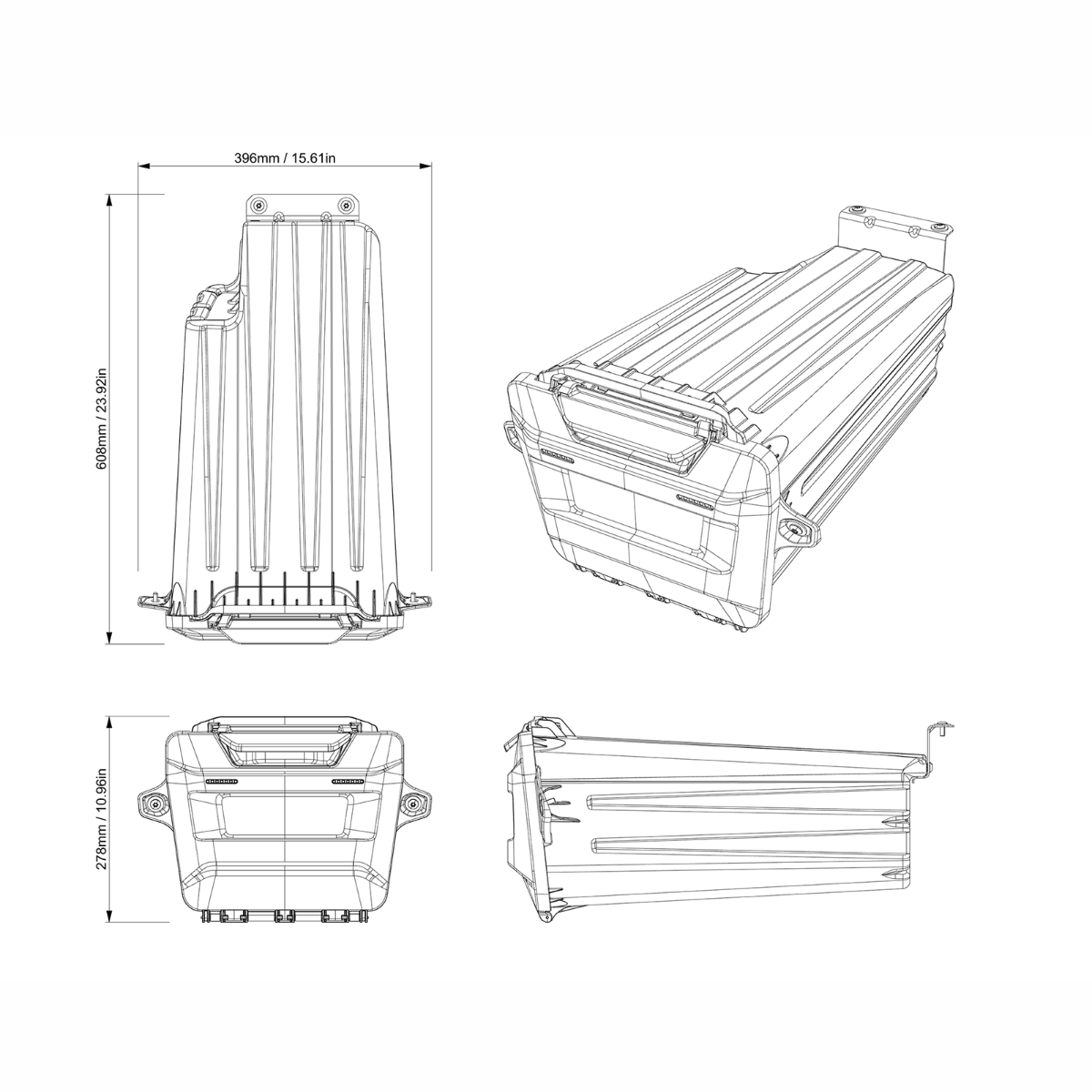 Boîte utilitaire de 25 L (6.6 gal) Can-Am