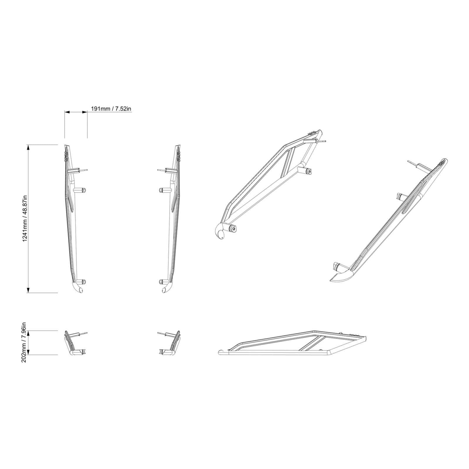 Barres protectrices latérales pour Can-Am Maverick R