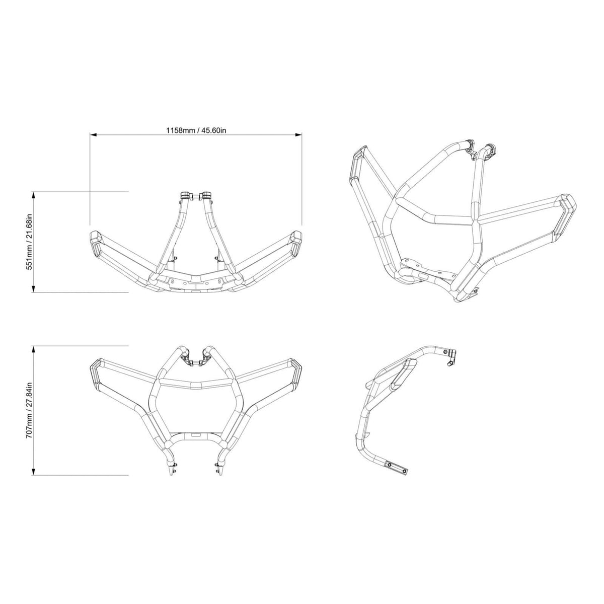 Can-Am Maverick R Trail Front Bumper