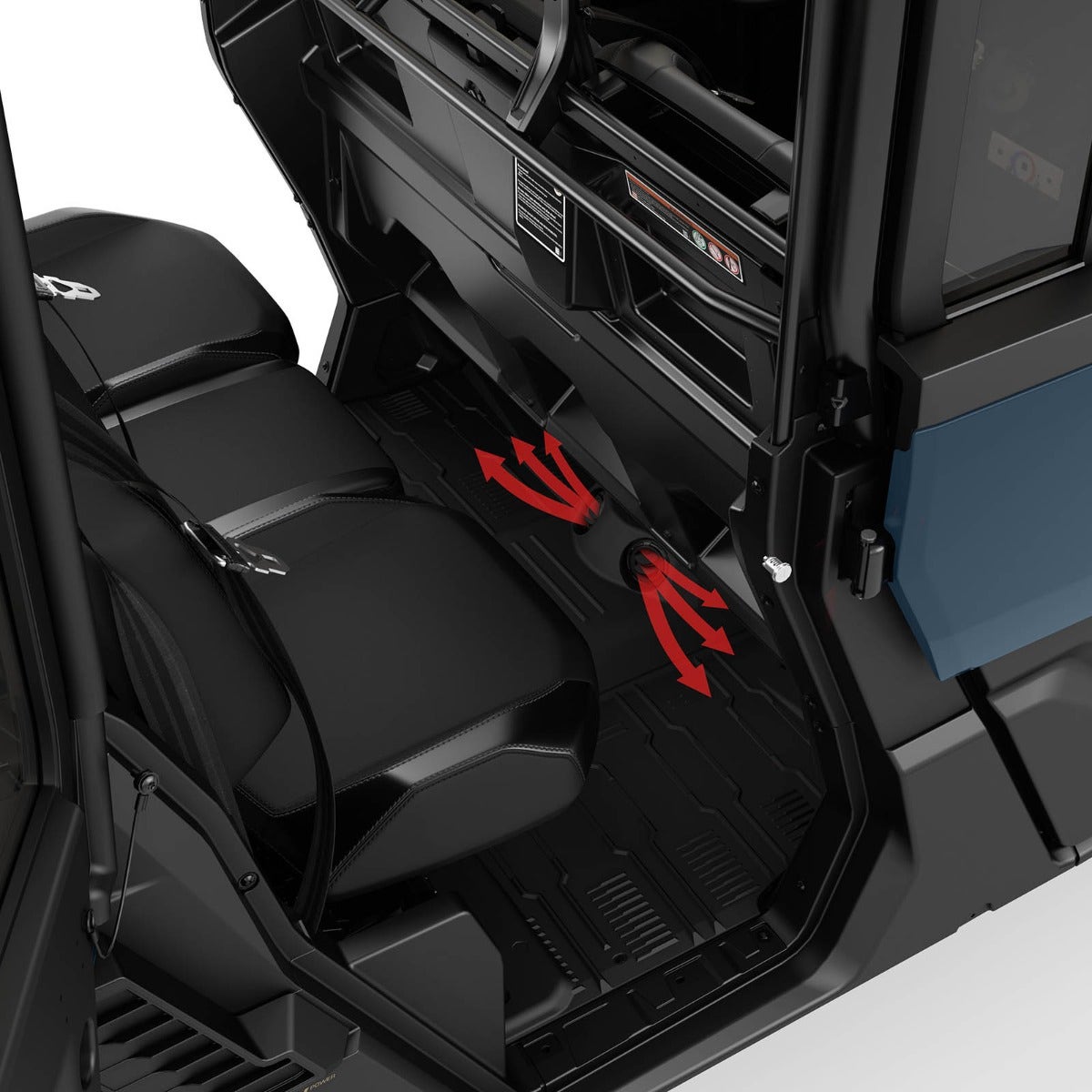 Évents de chauffage pour passagers arrière pour Defender Max Can-Am