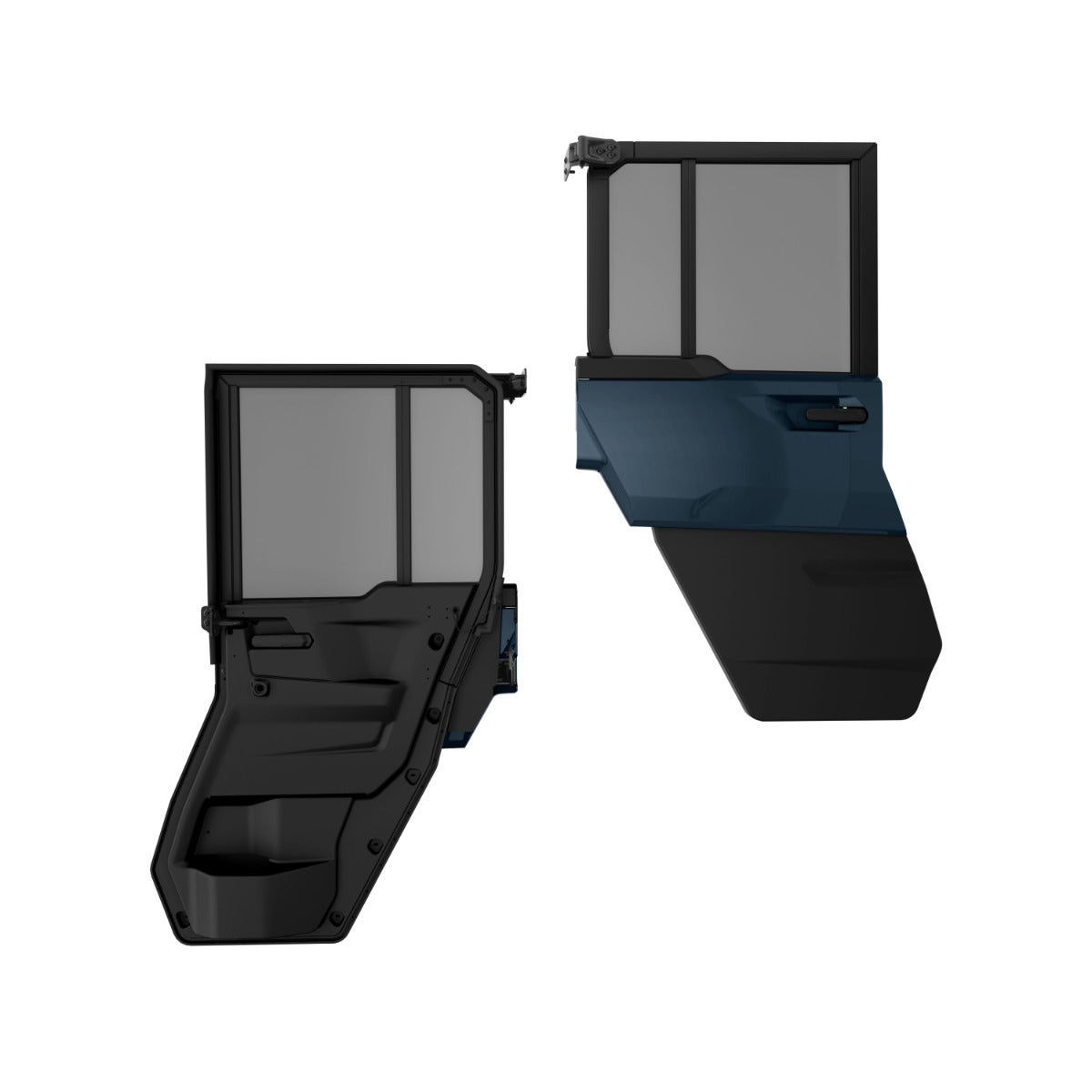 Can-Am Defender Rear Deluxe Full Doors - Tinted Glass
