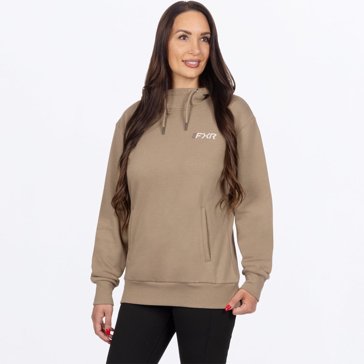 Coton ouaté à capuchon en coton Mitered pour femme