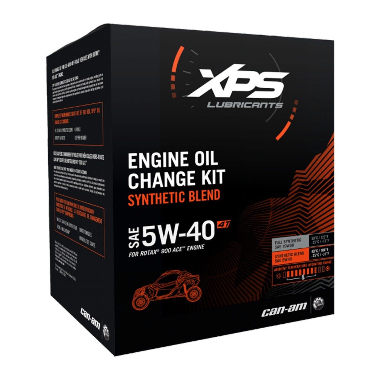 Nécessaire De Changement D'huile Semi-Synthétique 4T 5W-40 pour moteur Rotax 900 ACE