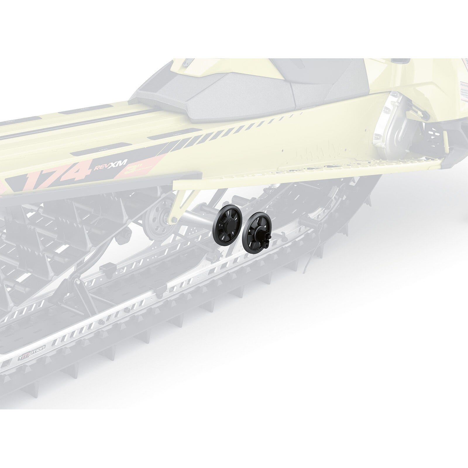 Ensemble de 2 roues de support - 152 mm