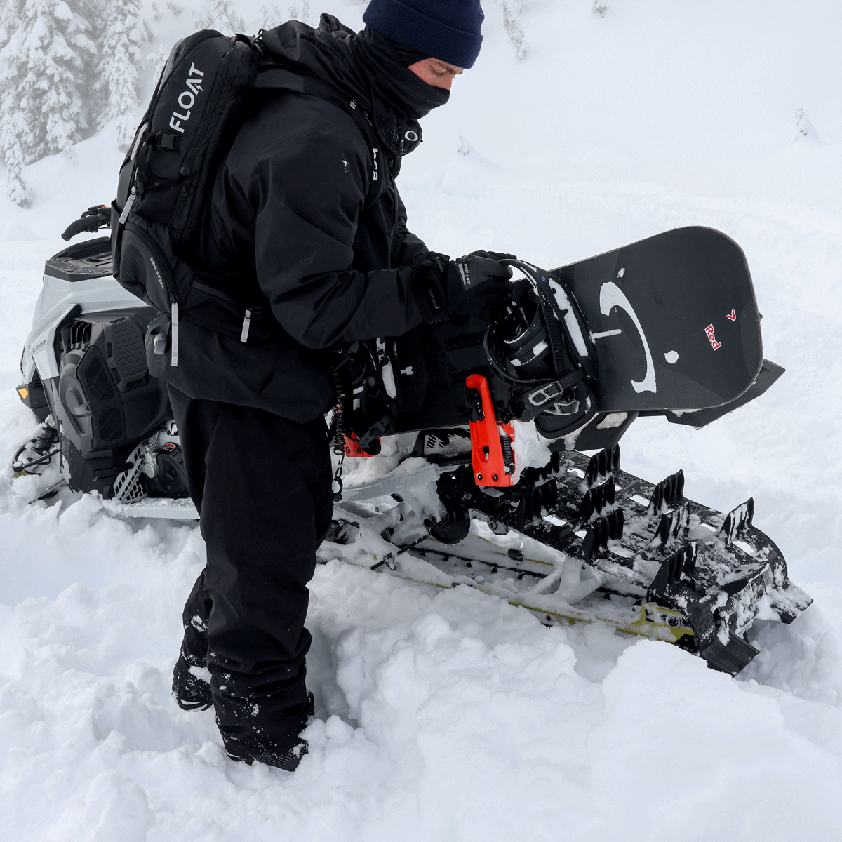 Support Ski-Doo pour planche à neige / skis LinQ