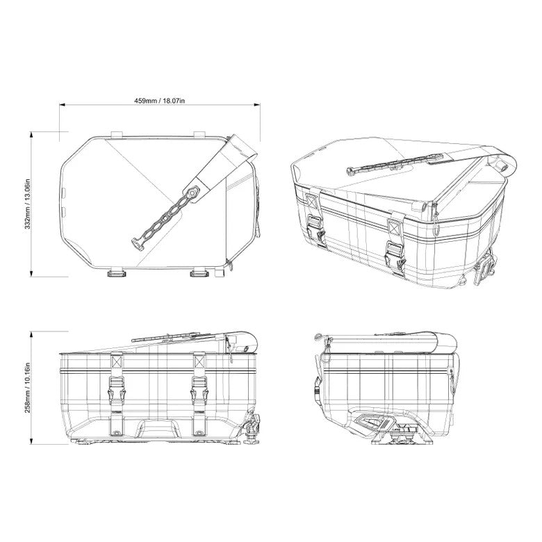 Sac hors-piste extensible LinQ Ski-Doo (20 L)