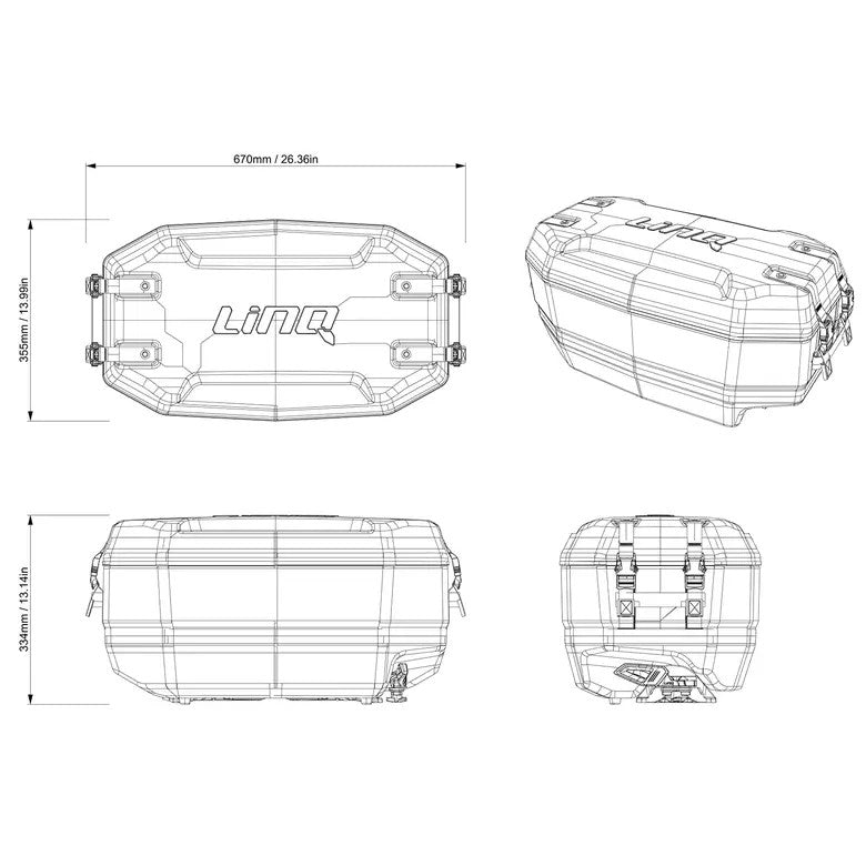 Sac utilitaire LinQ Ski-Doo (50 L)