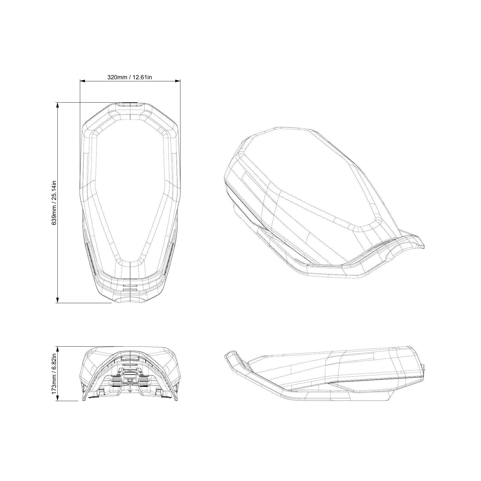 Ski-Doo Siège réglable bas à moyen
