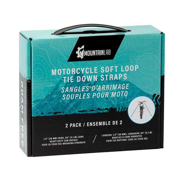 Mountain Lab Sangle de fixation souple - Motocyclette 12' - 3300 lb
