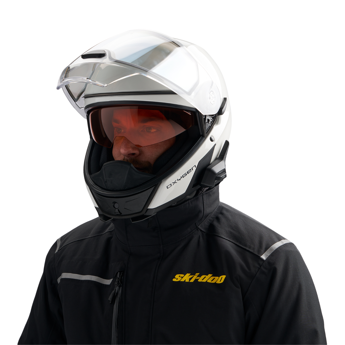 Ski-Doo Oxygen Flow Heated Helmet with Electric Visor (DOT)