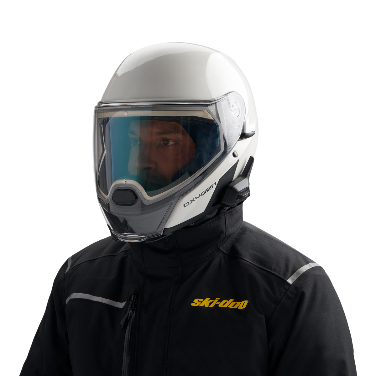Ski-Doo Oxygen Flow Heated Helmet with Electric Visor (DOT)