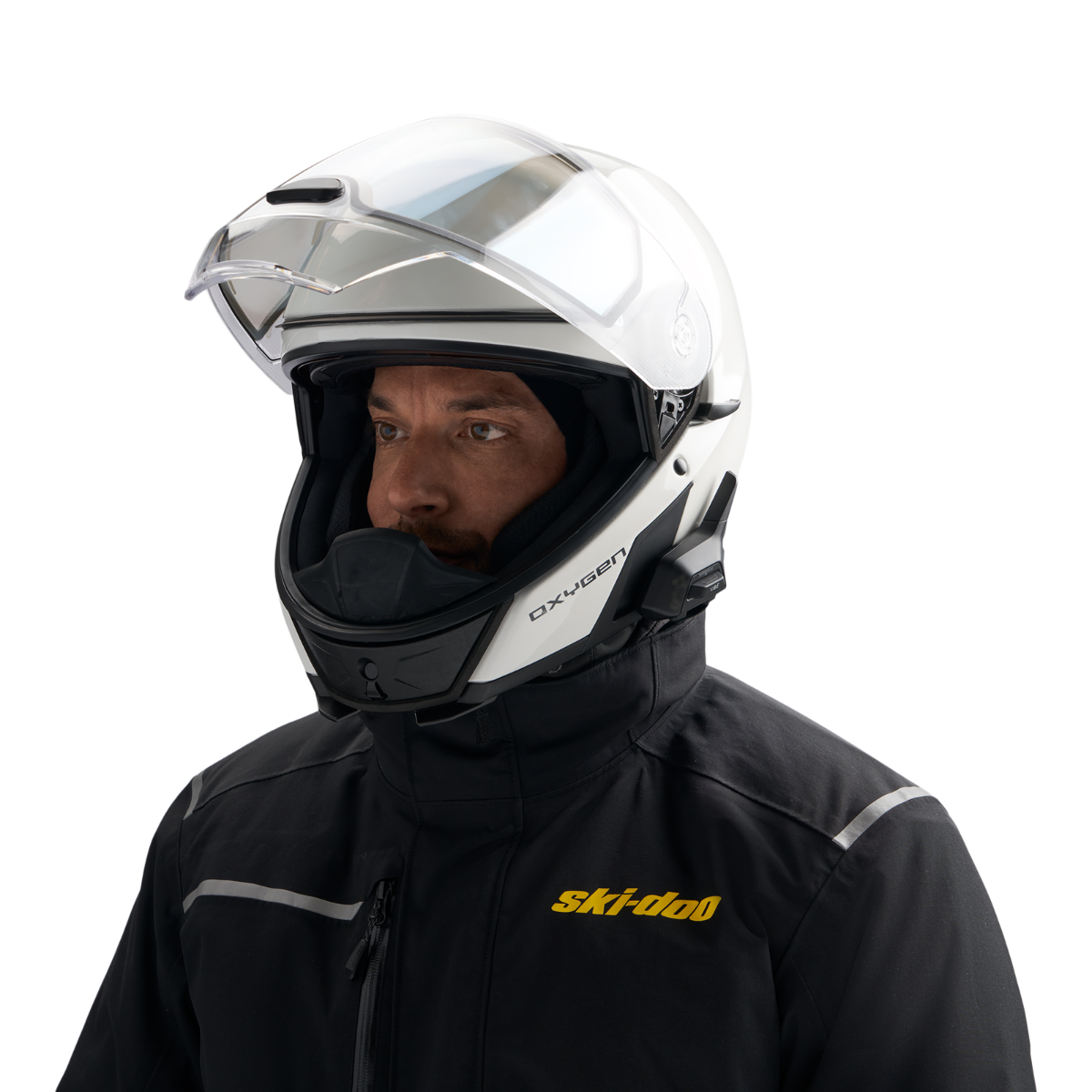 Ski-Doo Oxygen Flow Heated Helmet with Electric Visor (DOT)