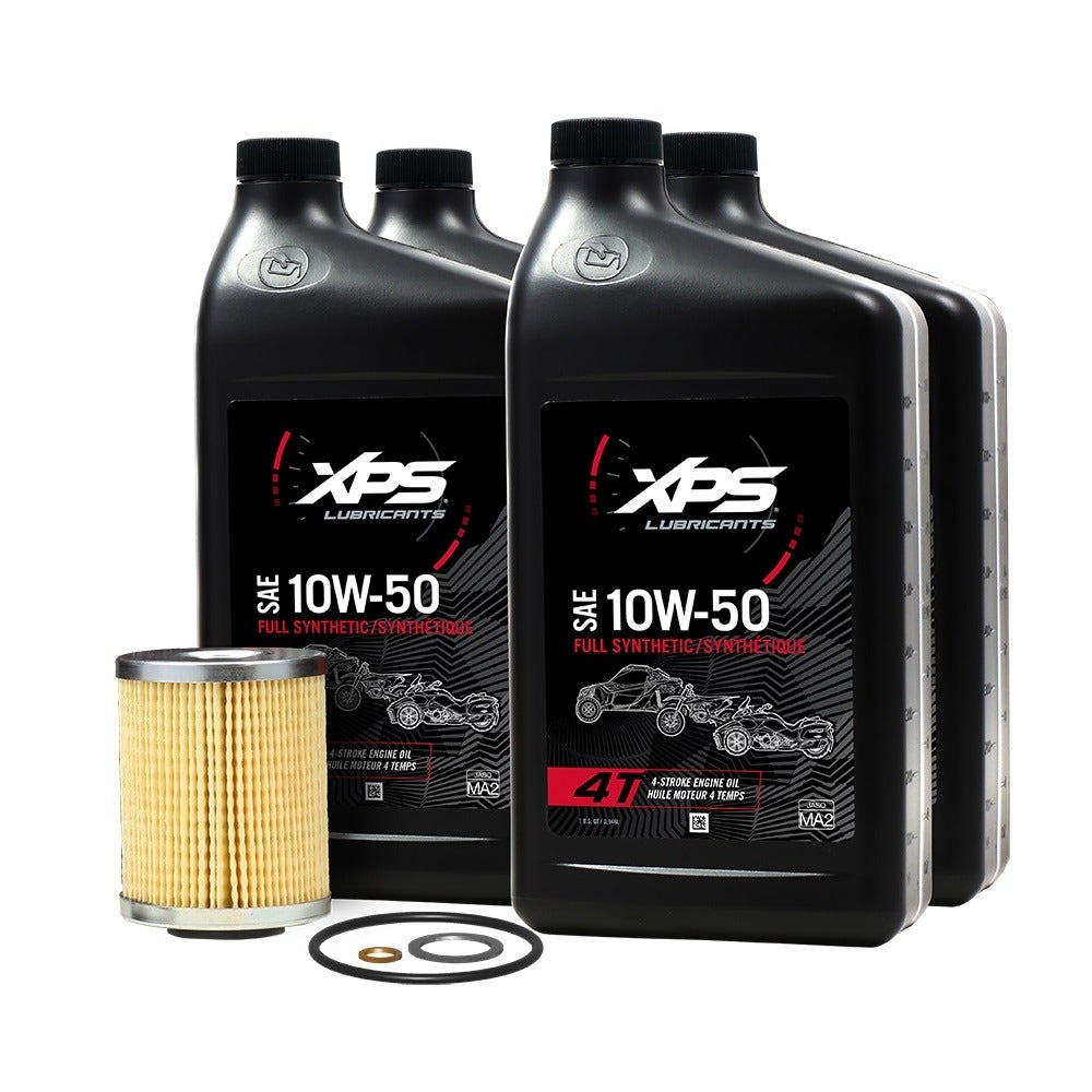 XPS 4T 10W-50 Synthetic Oil Change Kit for Rotax 900/999 ACE engine*