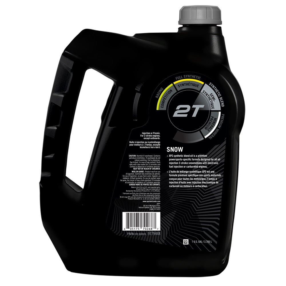 Ski-Doo Huile semi-synthétique 2T pour motoneige XPS (3.7 L)*