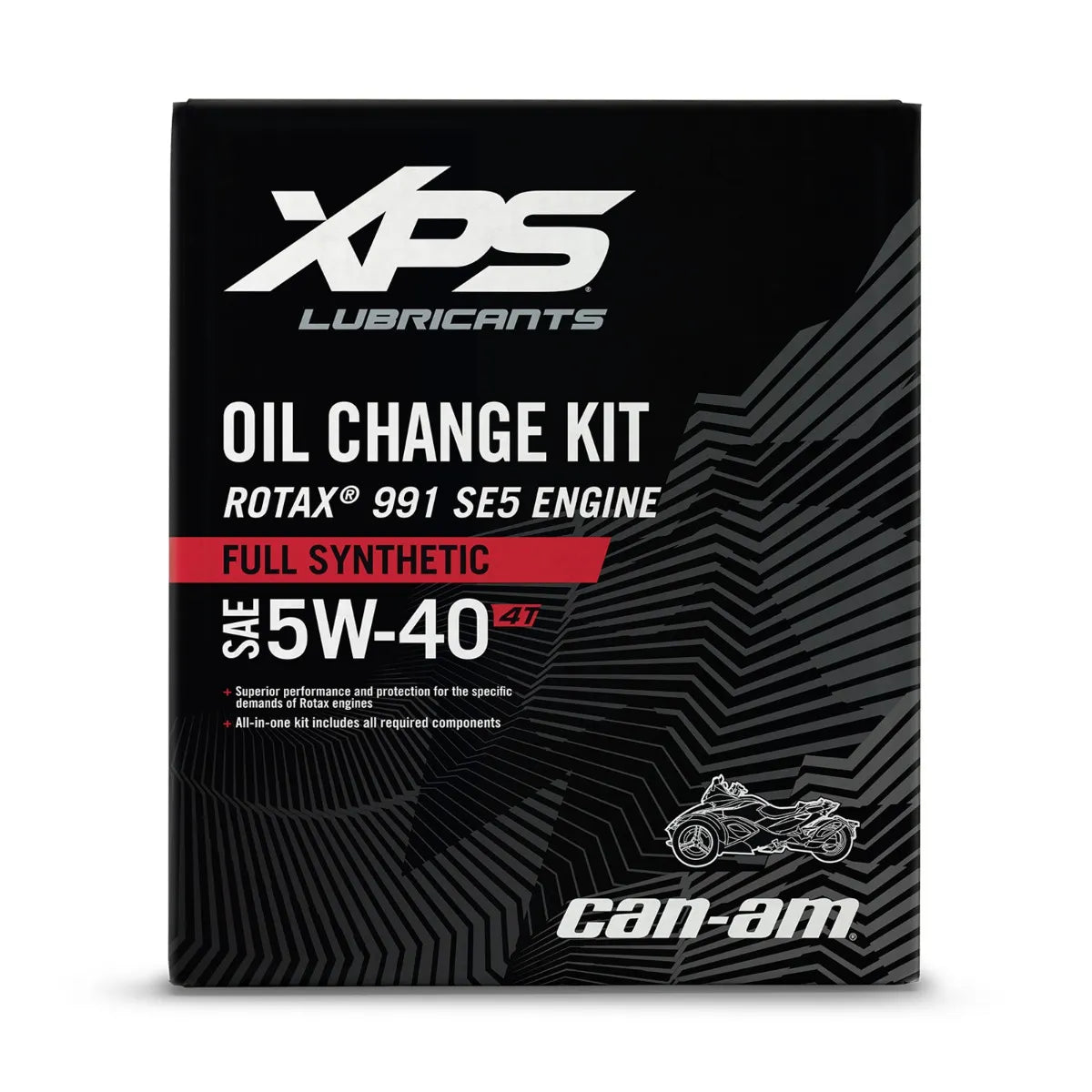 Nécessaire de changement d’huile synthétique 4T 5W-40 pour moteur Rotax 991 (SE5)
