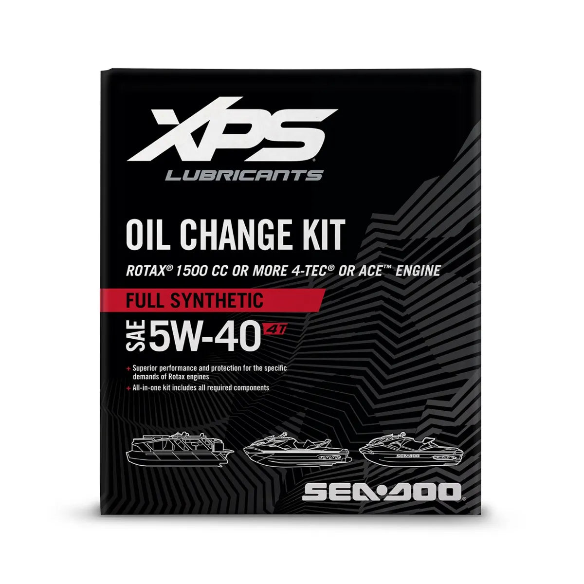 4T 5W-40 Synthetic Blend Oil Change Kit for engines of 1500 cc or more