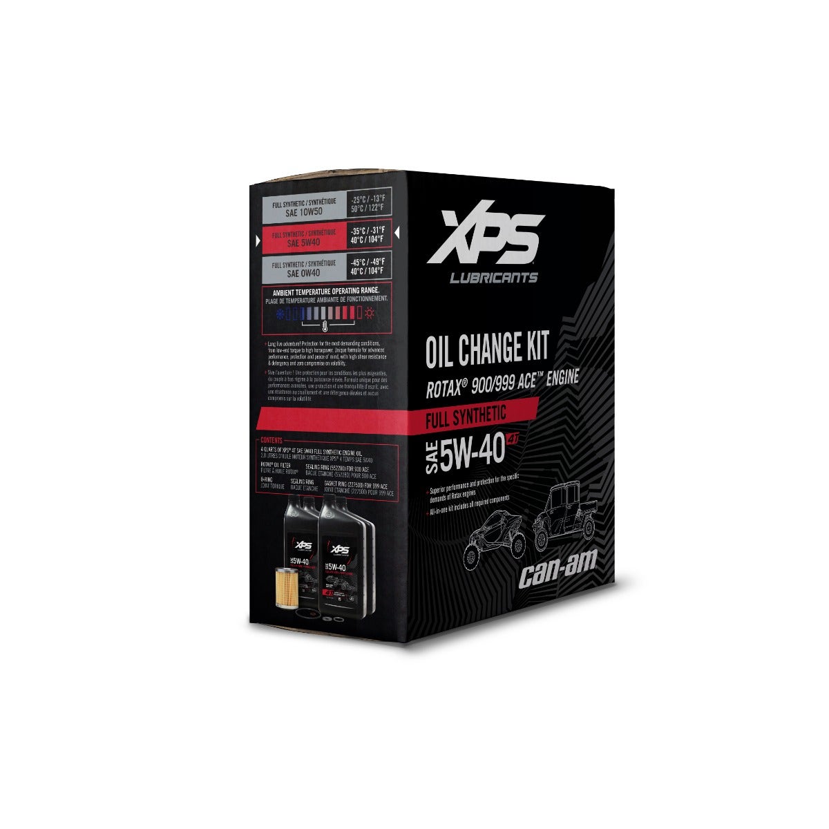 XPS 4T 5W-40 Full Synthetic Oil Change Kit for Rotax 900/999 ACE engine*