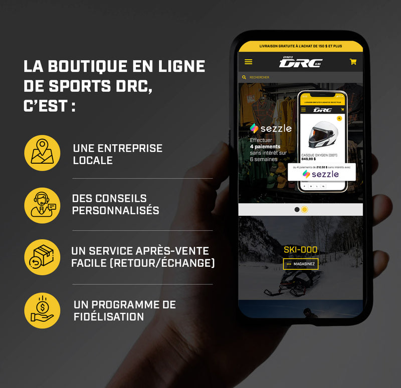 Notre expertise et notre boutique en ligne ne prennent jamais de congé!