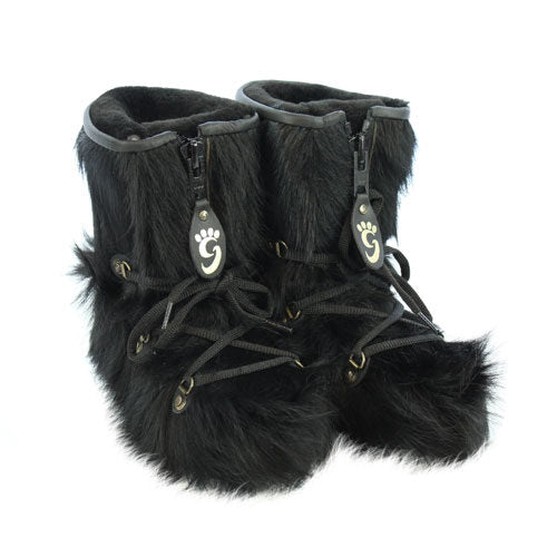 Fourrures Grenier - Black Cowhide Boot Kids