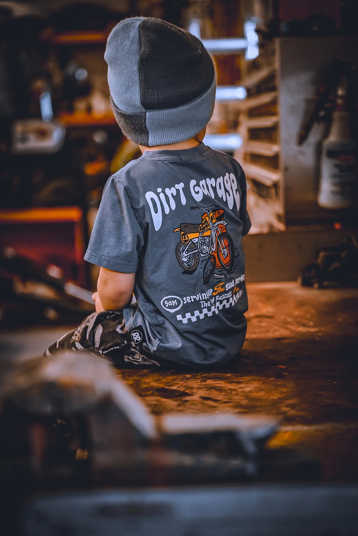 Rad Rascals Dirt Garage - T-Shirt Enfant