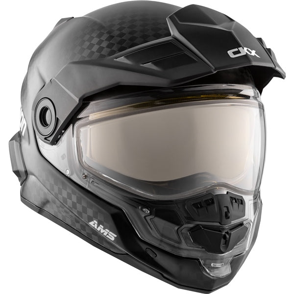 Casque CKX Mission Carbone Visière Électrique