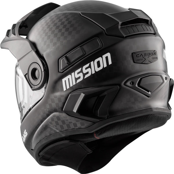 Casque CKX Mission Carbone Visière Électrique