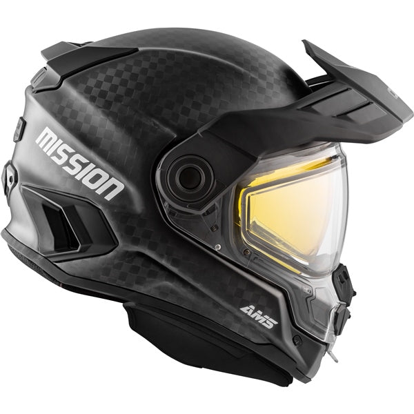 Casque CKX Mission Carbone Visière Électrique