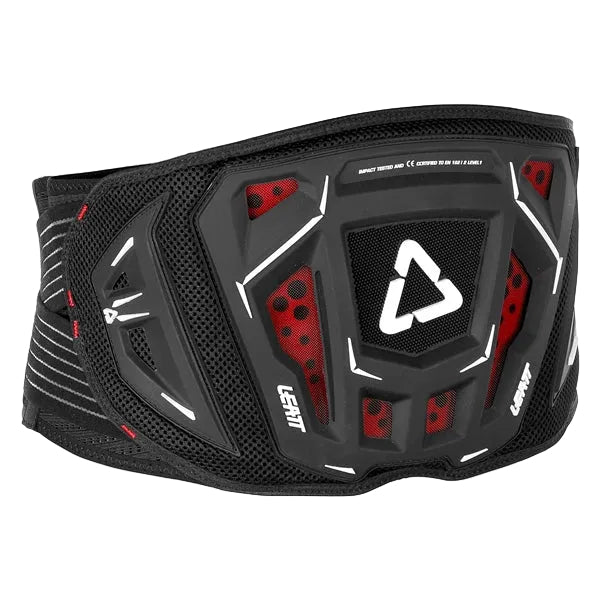 Ceinture lombaire moto Leatt 3DF 3.5 — Protection rénale certifiée CE