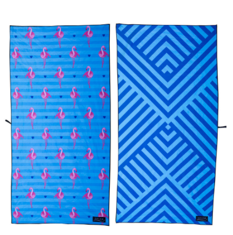 Serviette Microfibre Solem Charmants Flamants