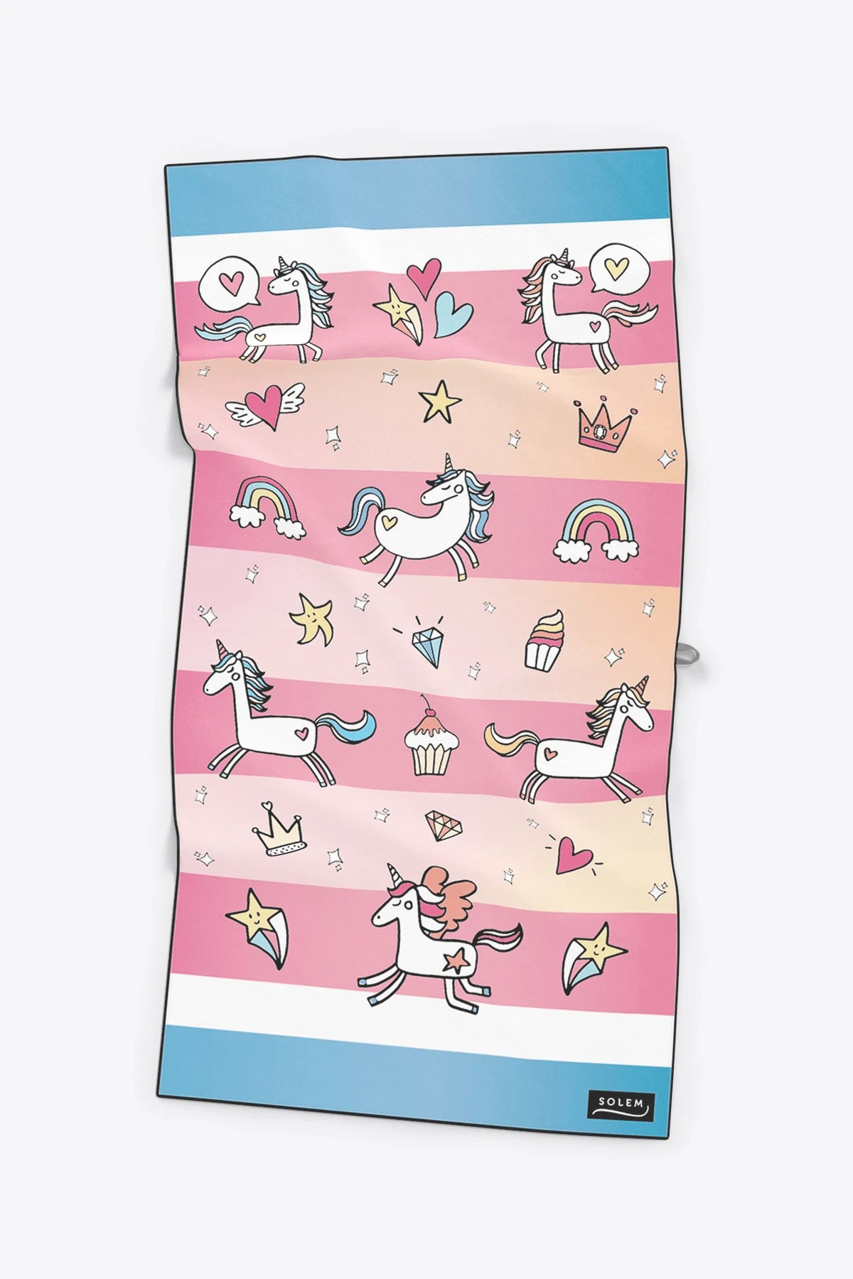 Serviette Microfibre Solem Coquines Licornes
