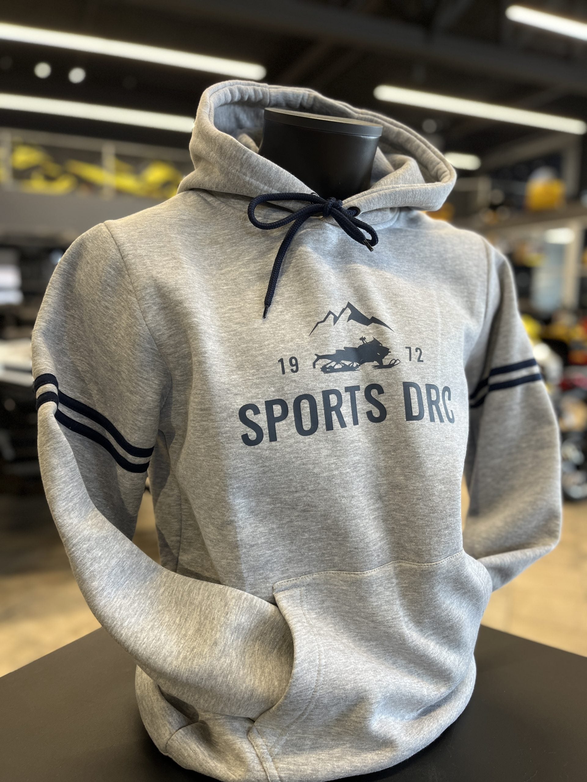 Hoodie Gris-Marine Sports DRC