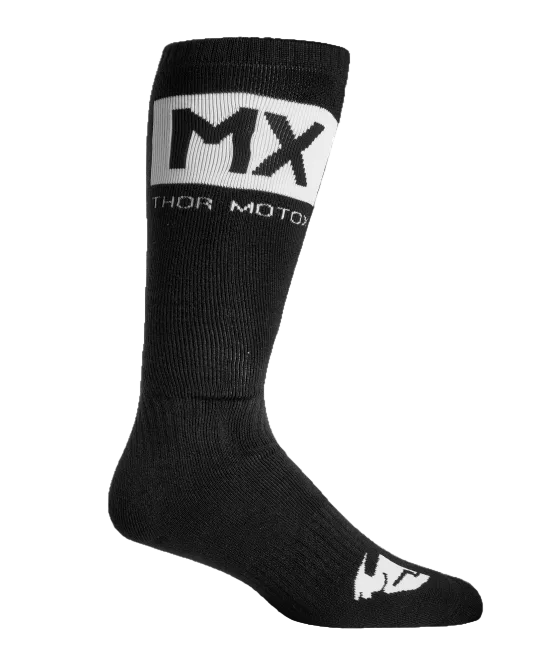 Thick MX Motocross Sock — Traditional Length, Knee Brace Ready