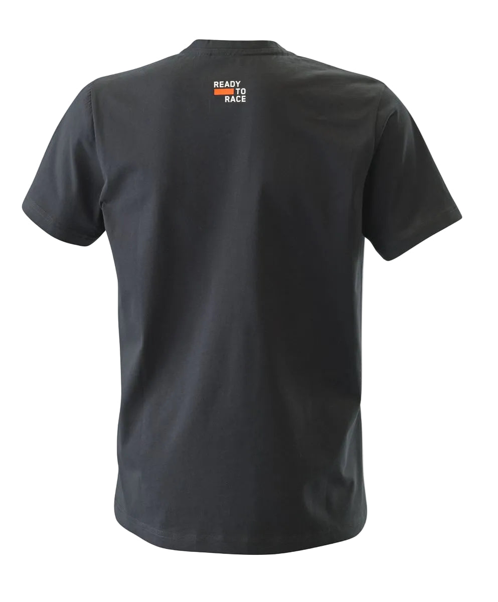 T-shirt KTM Pure Noir - Lifestyle unisexe coton-polyester