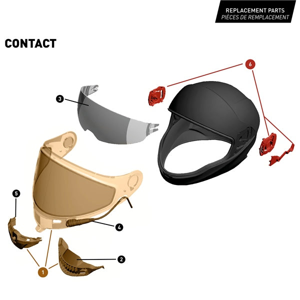 CKX Casque Intégral ouvert Contact Edge