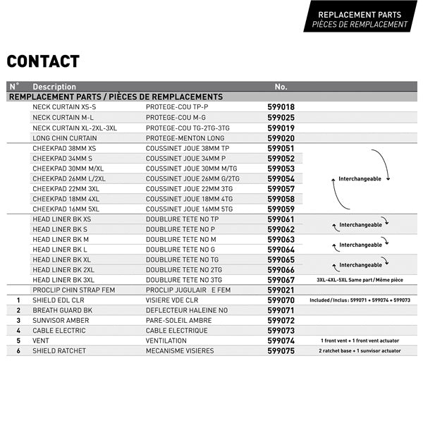 CKX Casque Intégral ouvert Contact Edge
