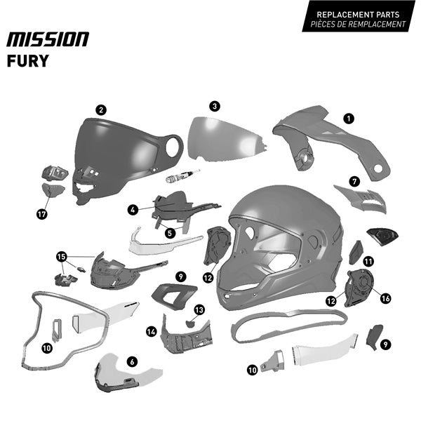CKX Casque intégral ouvert Mission Claw