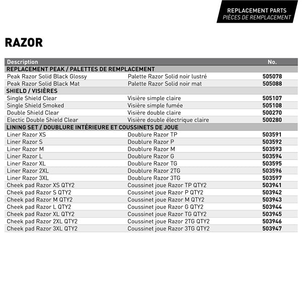 CKX Casque Ouvert Razor Solid