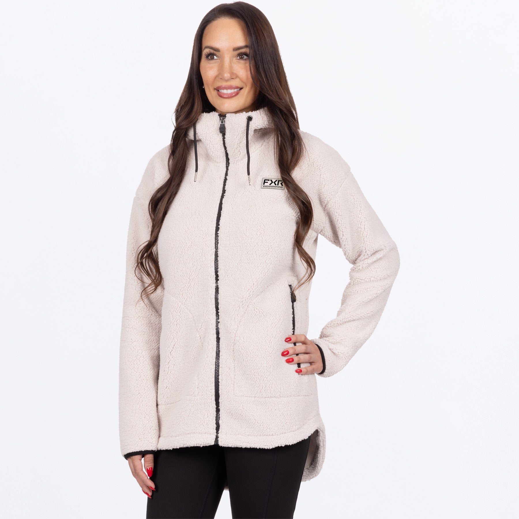 Manteau en Sherpa Sapphire pour femme